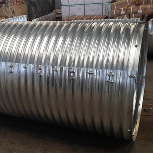  Large Diameter  Corrugation 150mm X 50mm Structure Plate Corrugated Pipe Culvert  for sale - Image 5