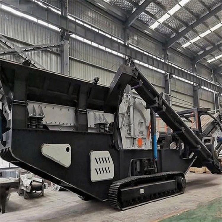 Track-mounted mobile crusher Construction waste limestone crusher Ore basalt crusher - Image 2
