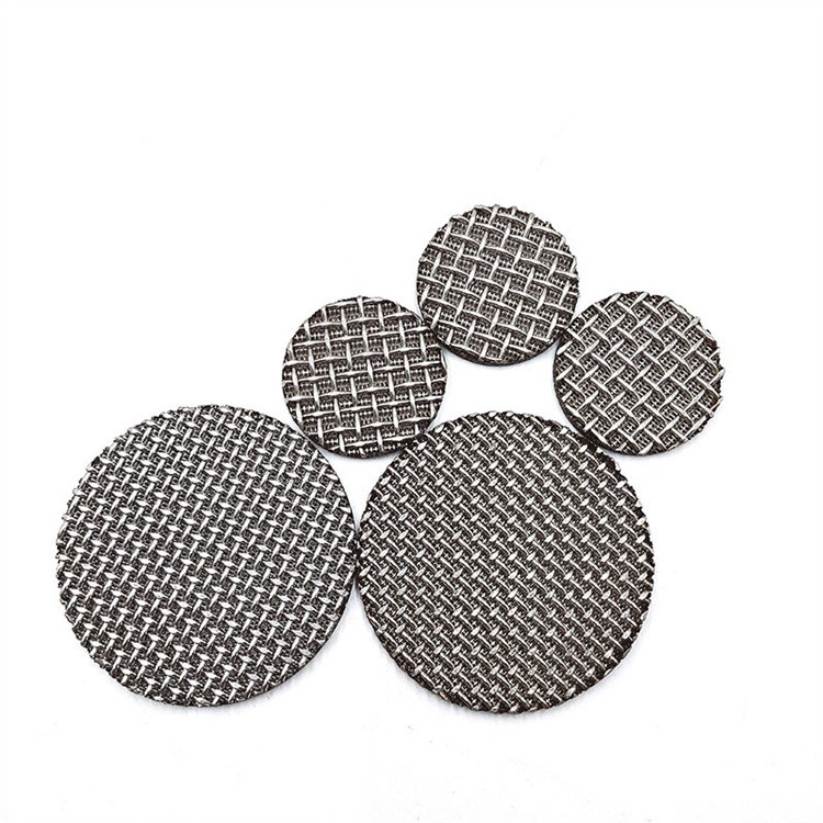 20mm SS304 sintering wire mesh filter disc 